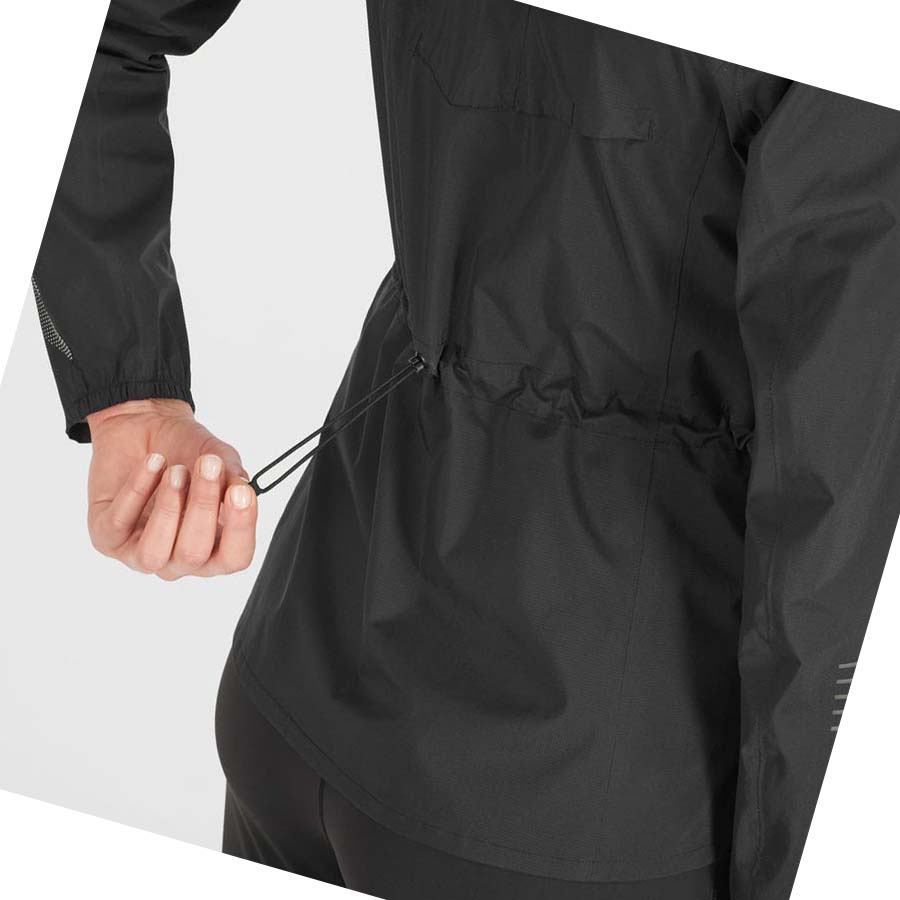 Chaquetas Salomon BONATTI WATERPROOF Mujer Negros | MX 2479GSO